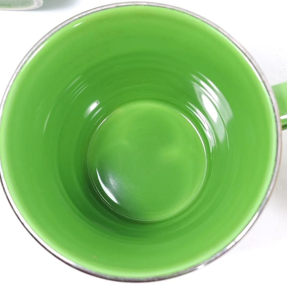 STARBUCKS‎ 2007 14 OZ Set 2-Green 2-Yellow Sand Pail Bucket Coffee Coffee Cup
